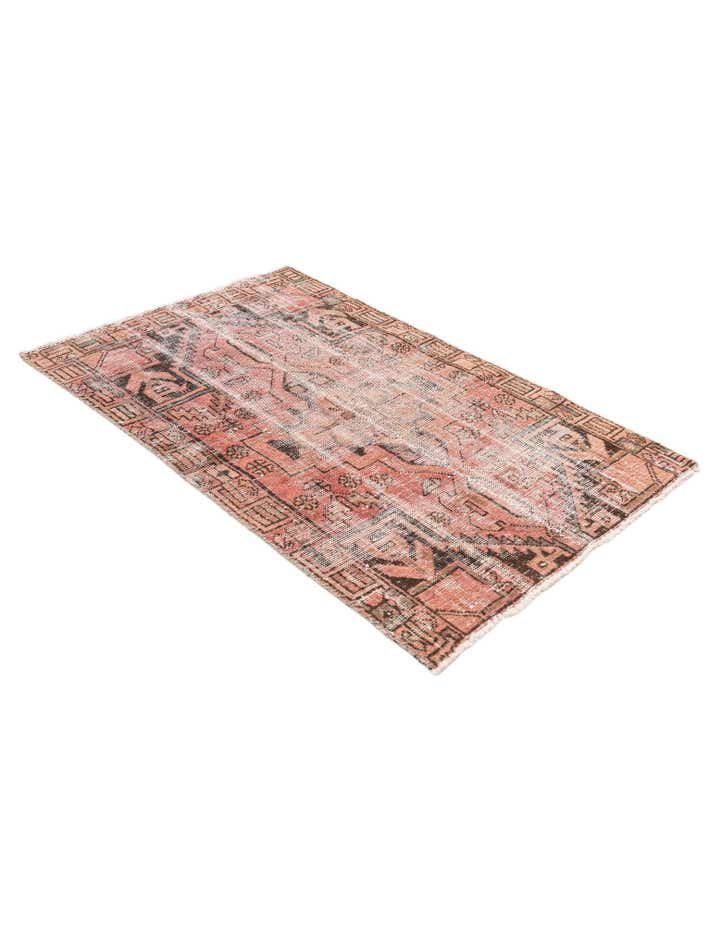 3' x 4' 6 Hand Knotted Ultra Vintage Persian Wool Rug
