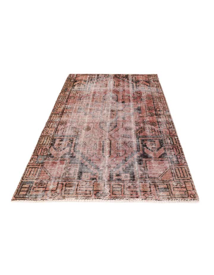 3' x 4' 6 Hand Knotted Ultra Vintage Persian Wool Rug