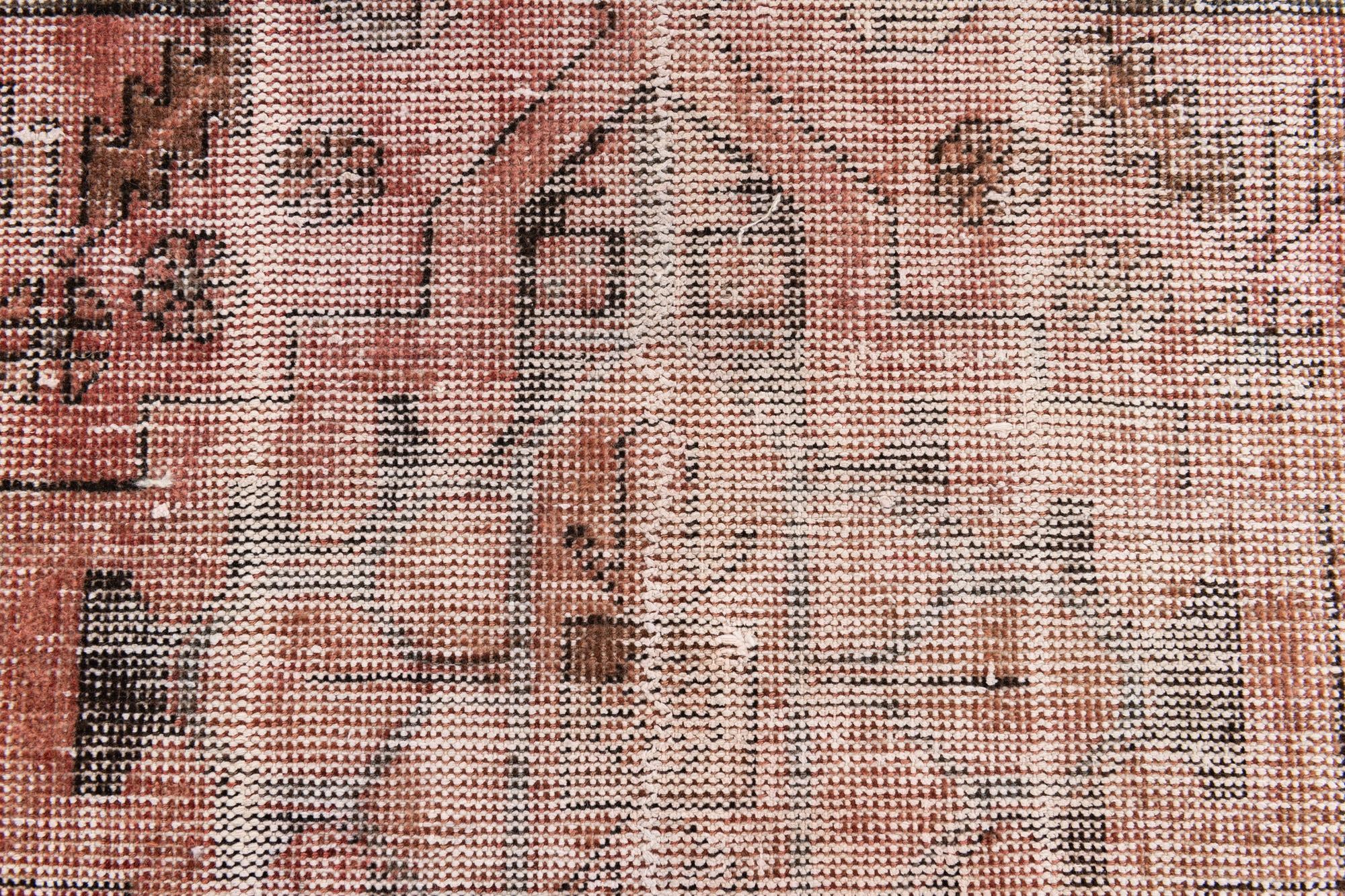 3' x 4' 6 Hand Knotted Ultra Vintage Persian Wool Rug