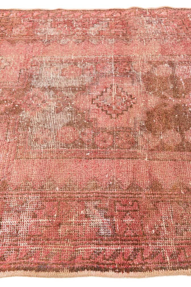 3' 5 x 6' 1 Hand Knotted Ultra Vintage Persian Wool Rug