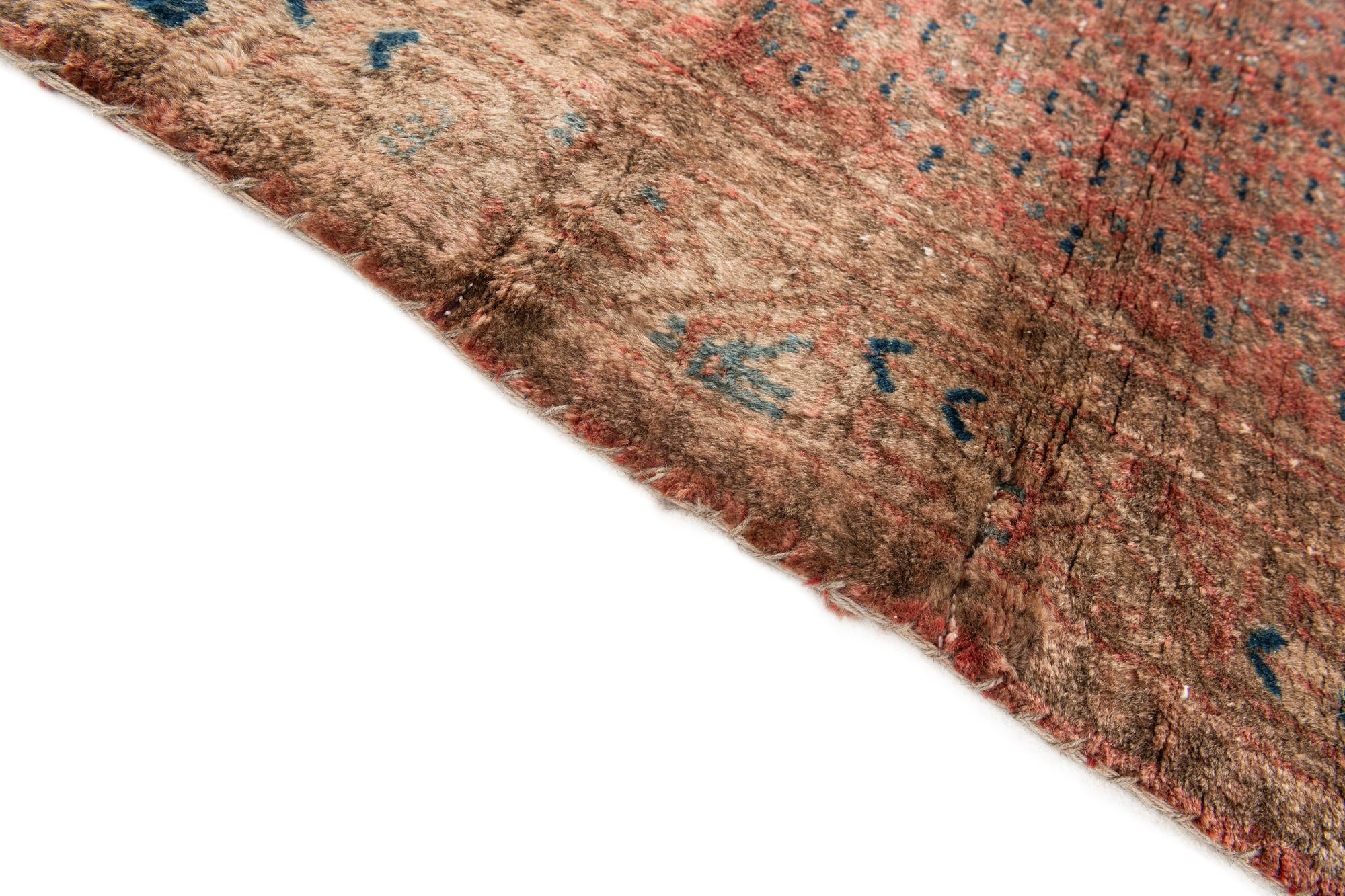 3' 6 x 6' 8 Hand Knotted Ultra Vintage Persian Wool Rug