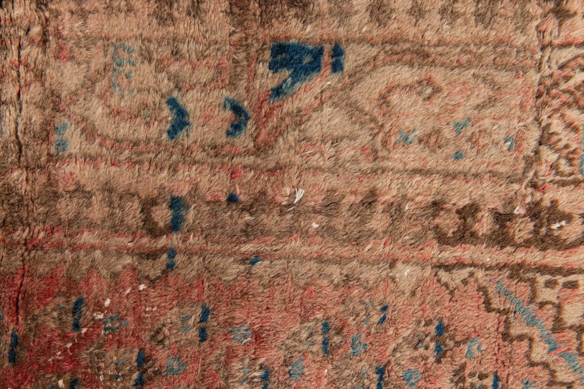 3' 6 x 6' 8 Hand Knotted Ultra Vintage Persian Wool Rug
