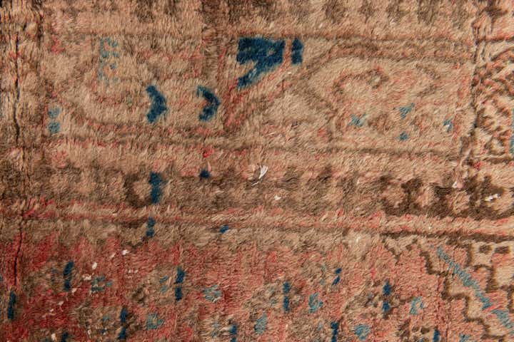 3' 6 x 6' 8 Hand Knotted Ultra Vintage Persian Wool Rug