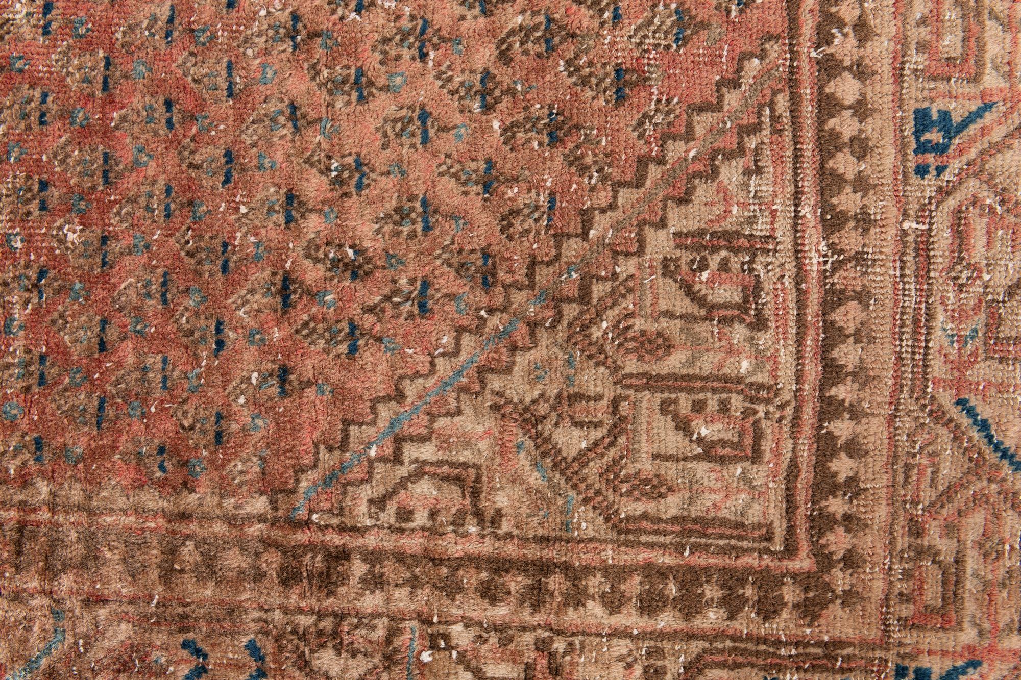 3' 6 x 6' 8 Hand Knotted Ultra Vintage Persian Wool Rug