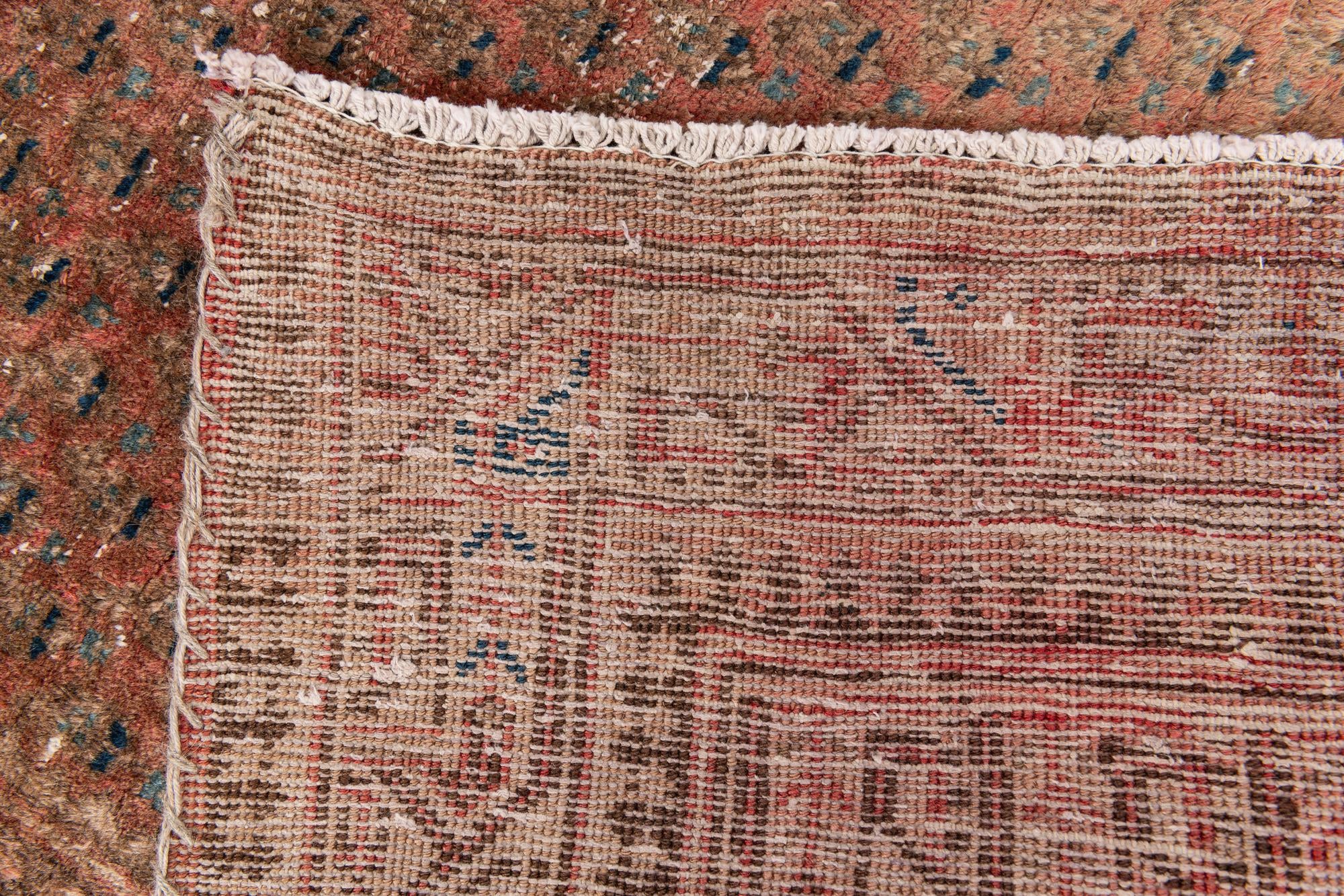 3' 6 x 6' 8 Hand Knotted Ultra Vintage Persian Wool Rug