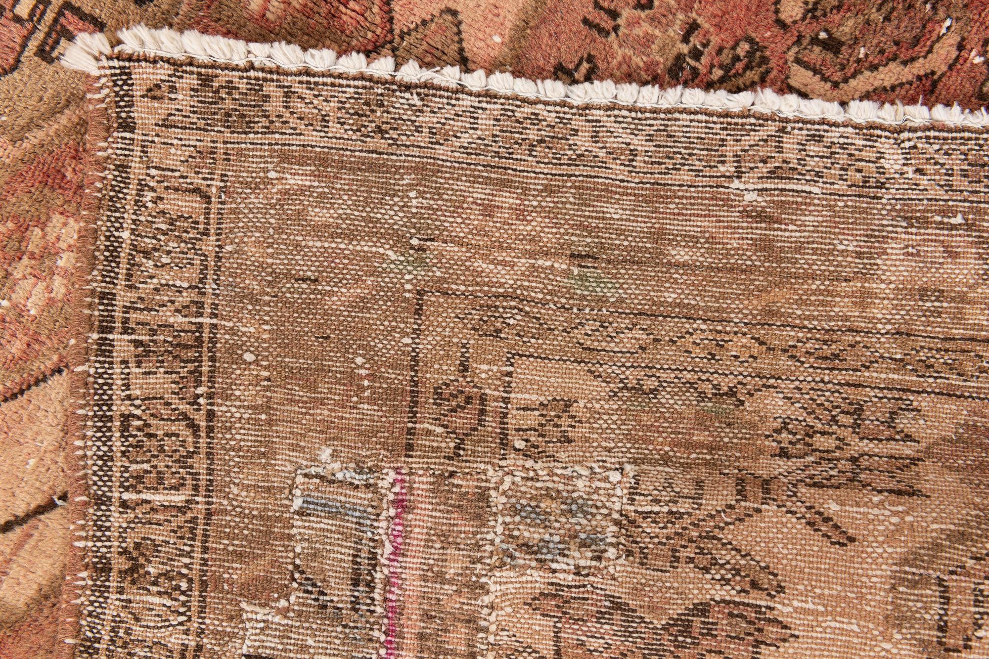 4' 4 x 6' 3 Hand Knotted Ultra Vintage Persian Wool Rug