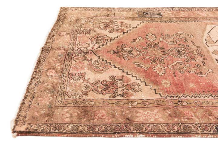 4' 4 x 6' 3 Hand Knotted Ultra Vintage Persian Wool Rug