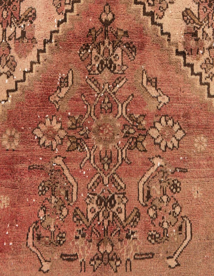 Detail image of 4' 4 x 6' 3  Hand Knotted Ultra Vintage Persian Wool Rug