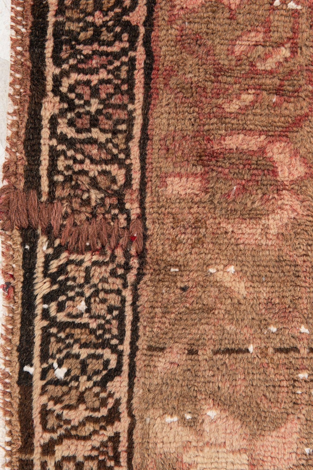 4' 4 x 6' 3 Hand Knotted Ultra Vintage Persian Wool Rug