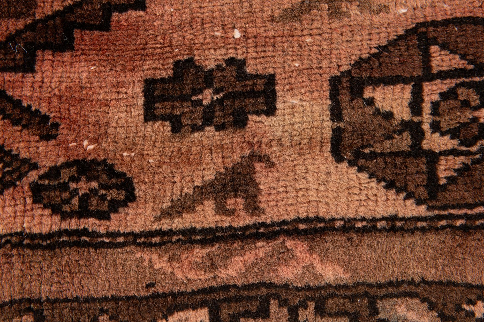 3' 5 x 5' 9 Hand Knotted Ultra Vintage Persian Wool Rug
