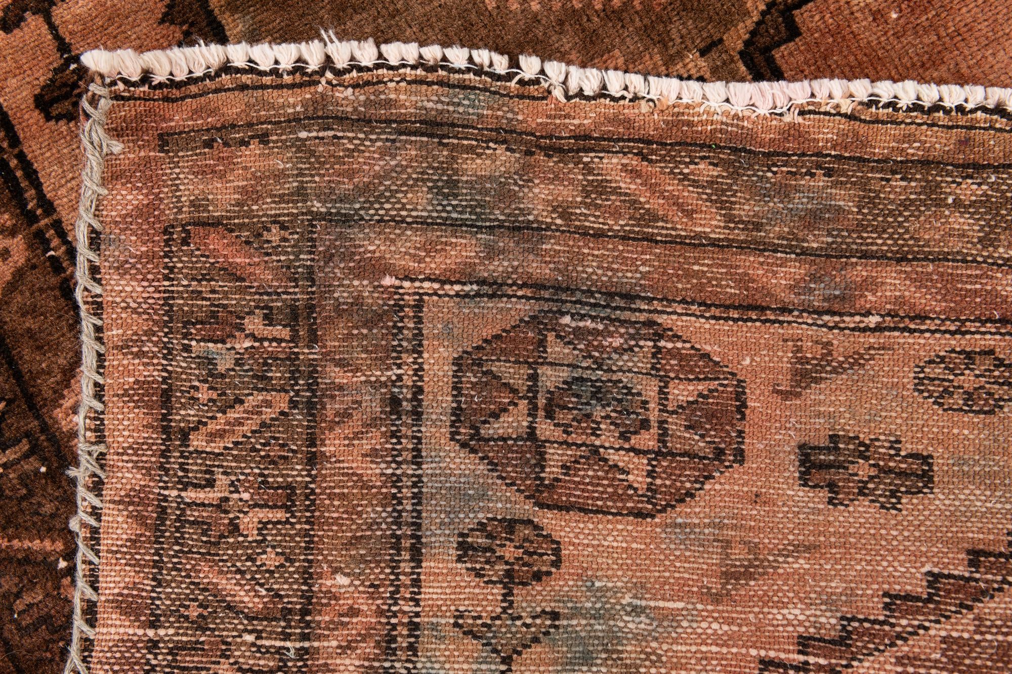 3' 5 x 5' 9 Hand Knotted Ultra Vintage Persian Wool Rug
