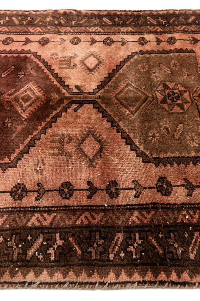 3' 5 x 5' 9 Hand Knotted Ultra Vintage Persian Wool Rug