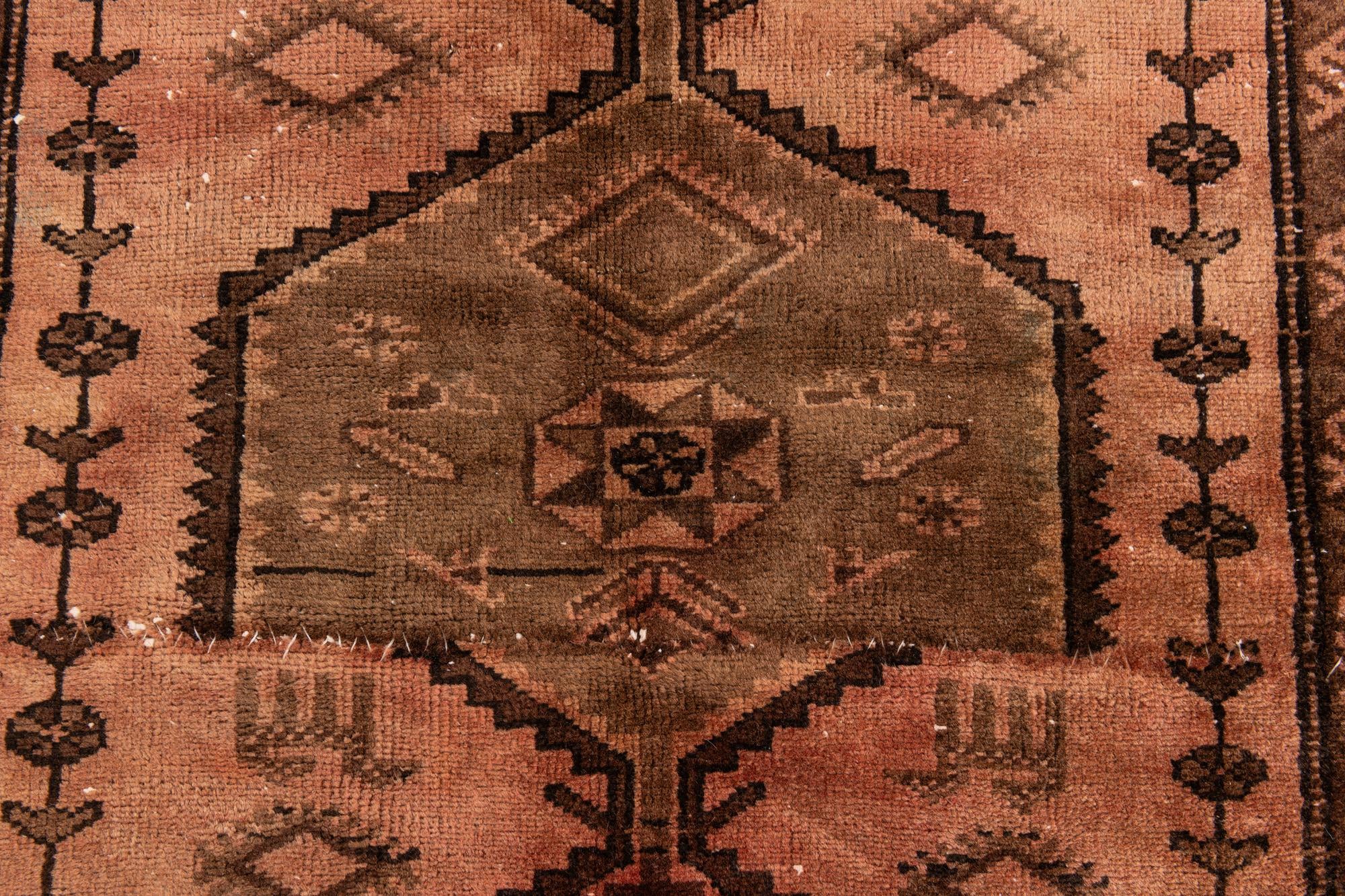 3' 5 x 5' 9 Hand Knotted Ultra Vintage Persian Wool Rug