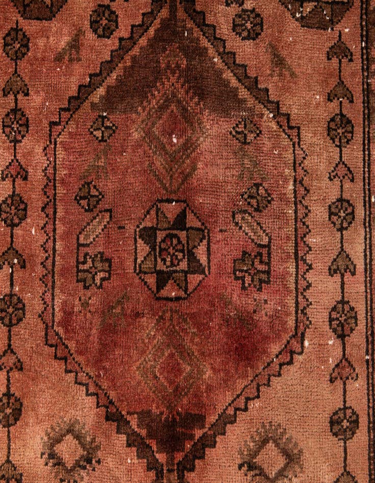 Detail image of 3' 5 x 5' 9  Hand Knotted Ultra Vintage Persian Wool Rug