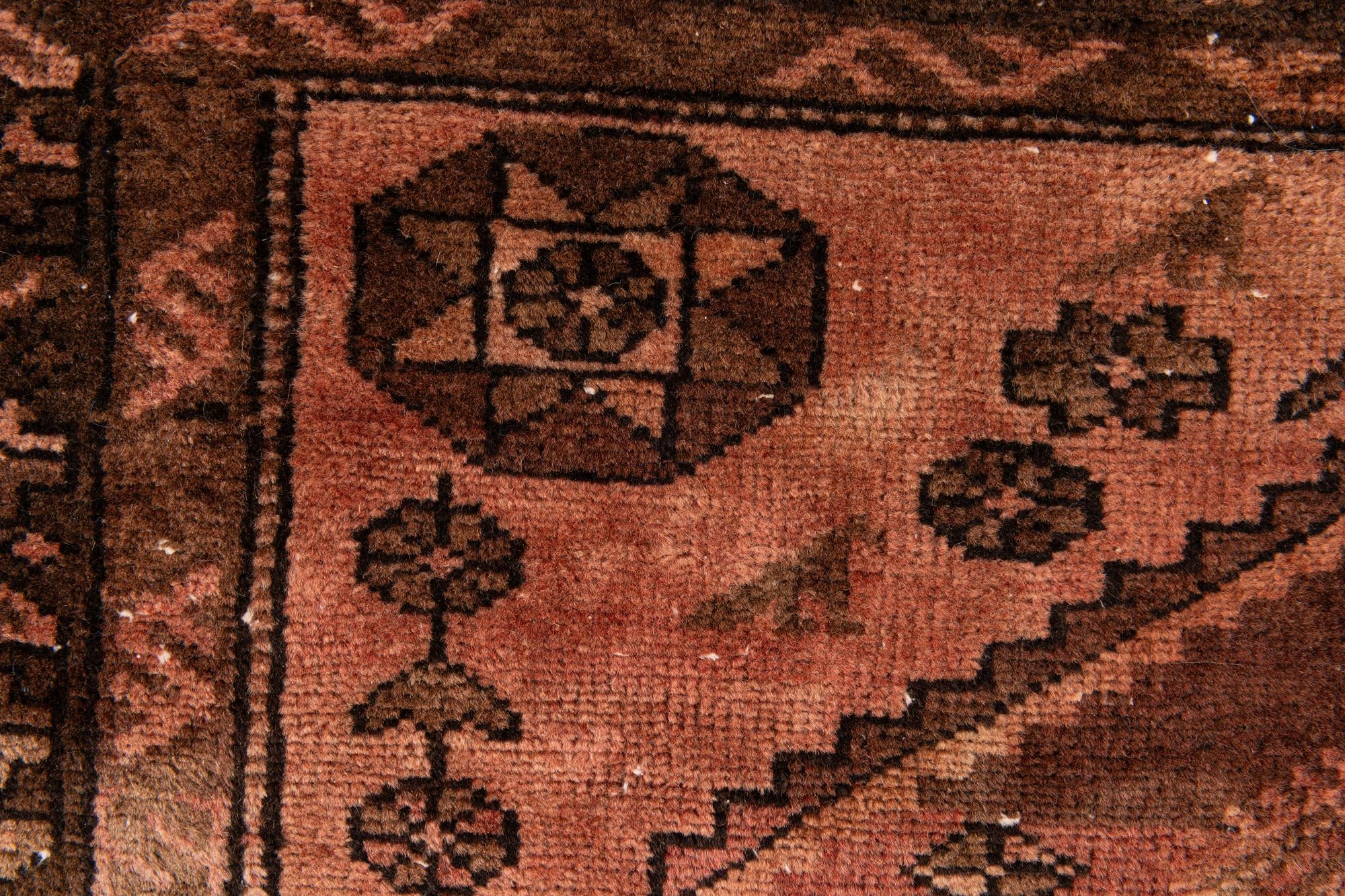 3' 5 x 5' 9 Hand Knotted Ultra Vintage Persian Wool Rug