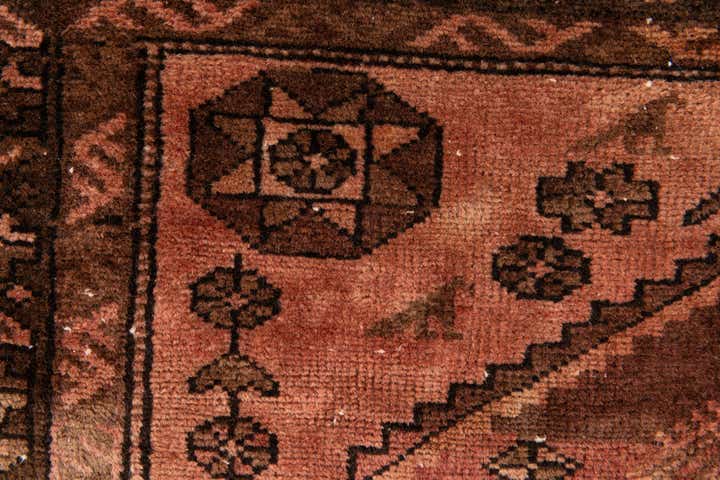 3' 5 x 5' 9 Hand Knotted Ultra Vintage Persian Wool Rug