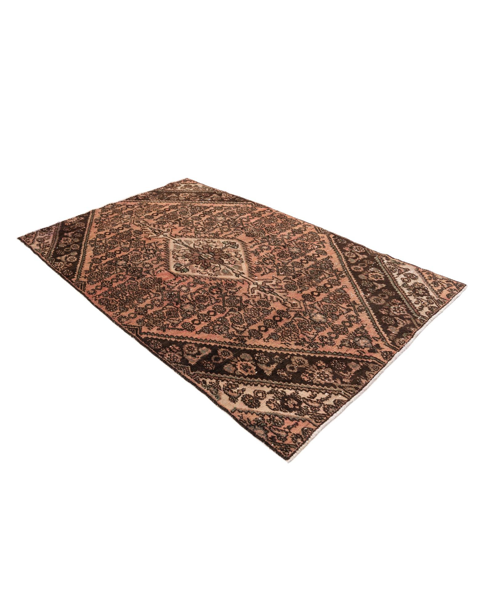4' 4 x 7' 1 Hand Knotted Ultra Vintage Persian Wool Rug