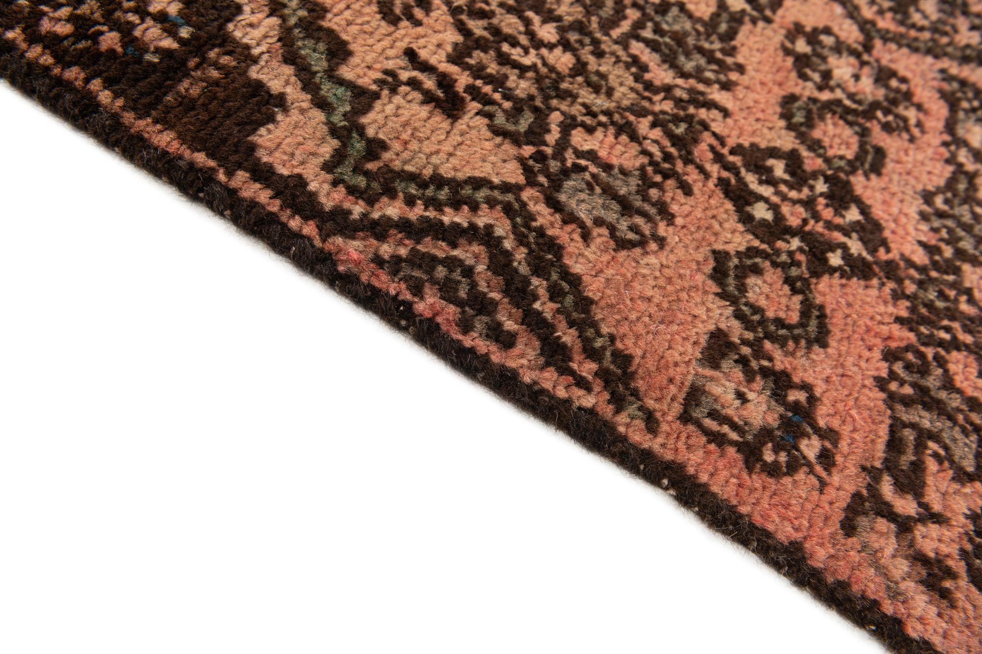 4' 4 x 7' 1 Hand Knotted Ultra Vintage Persian Wool Rug