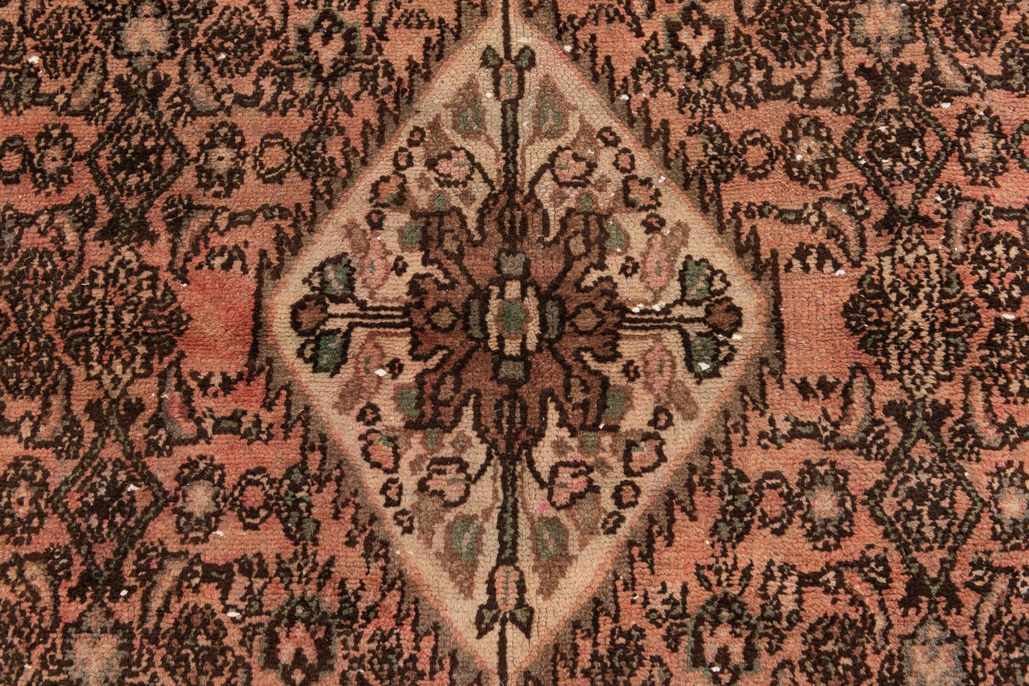 4' 4 x 7' 1 Hand Knotted Ultra Vintage Persian Wool Rug