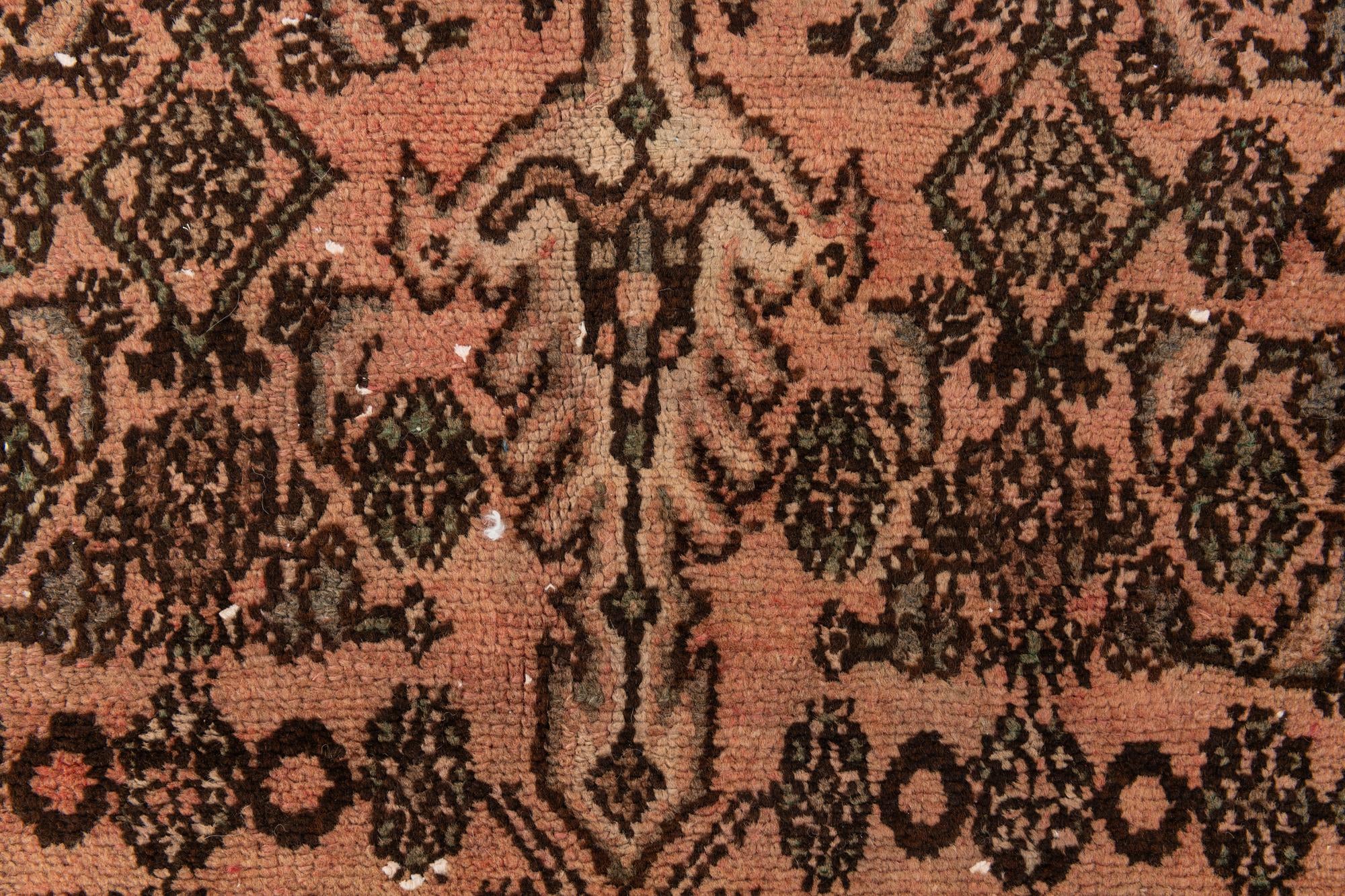 4' 4 x 7' 1 Hand Knotted Ultra Vintage Persian Wool Rug