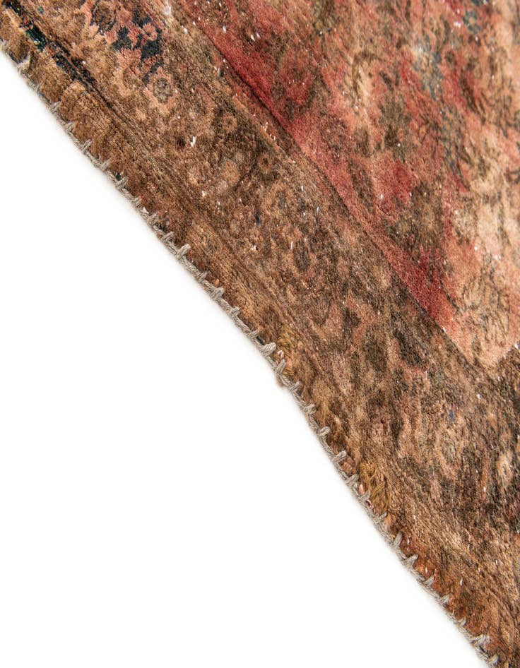 Detail image of 3' 7 x 5'  Hand Knotted Ultra Vintage Persian Wool Rug