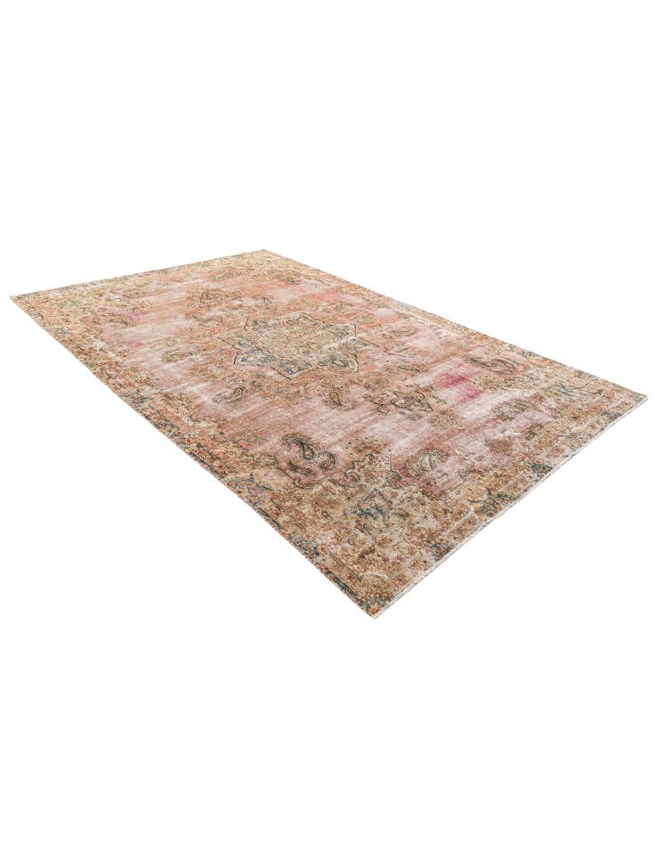 Detail image of 7' x 10' 10  Hand Knotted Ultra Vintage Persian Wool Rug