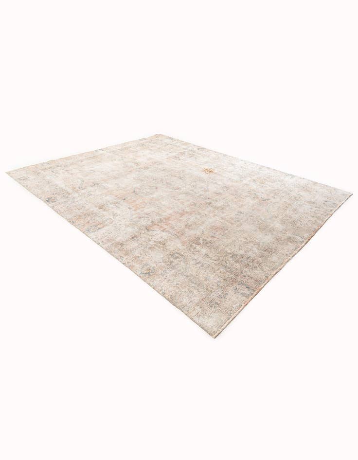 Detail image of 8' 6 x 10' 10 Hand Knotted Ultra Vintage Persian Wool Rug