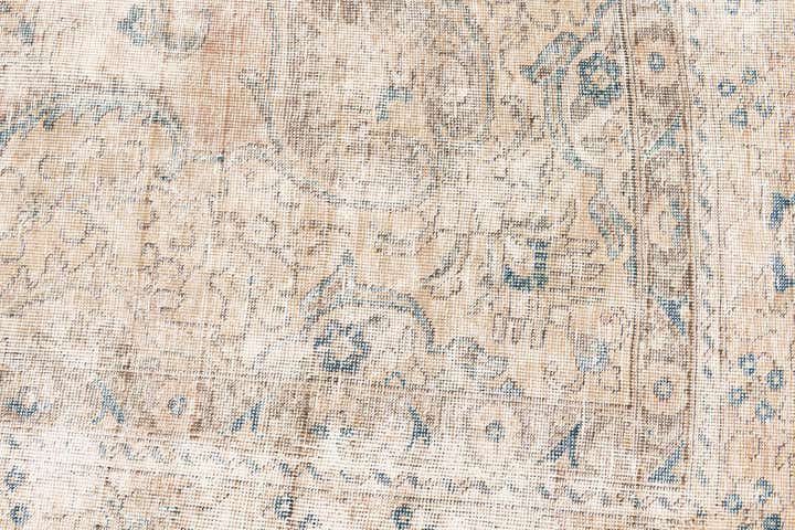 8' 6 x 10' 10 Hand Knotted Ultra Vintage Persian Wool Rug
