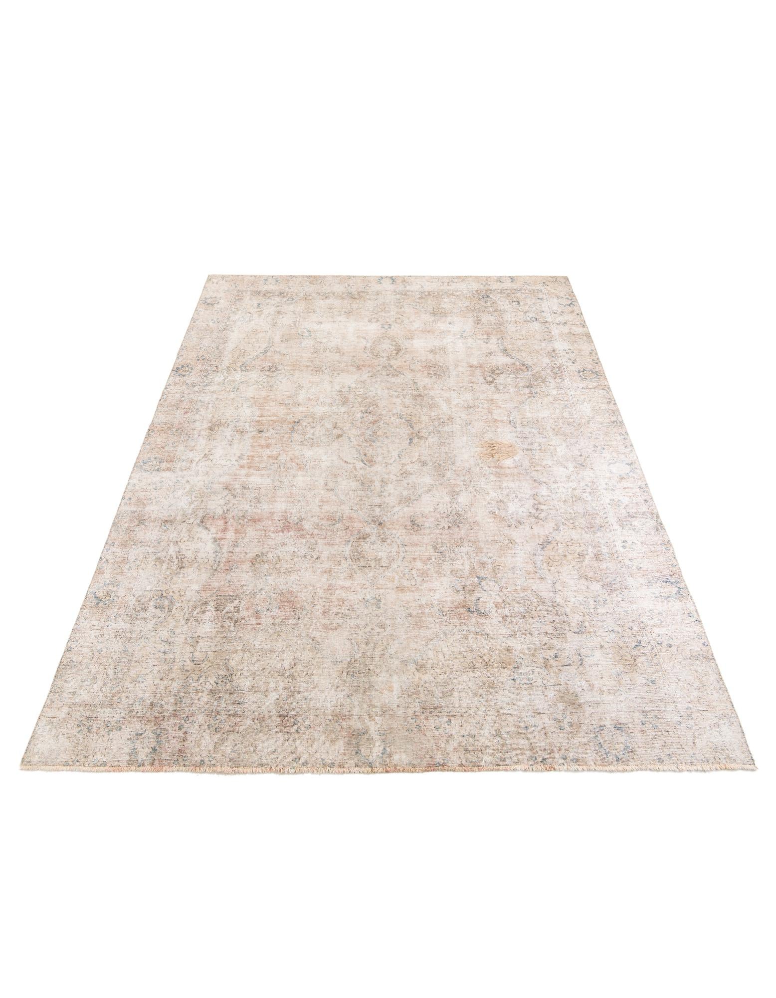 8' 6 x 10' 10 Hand Knotted Ultra Vintage Persian Wool Rug