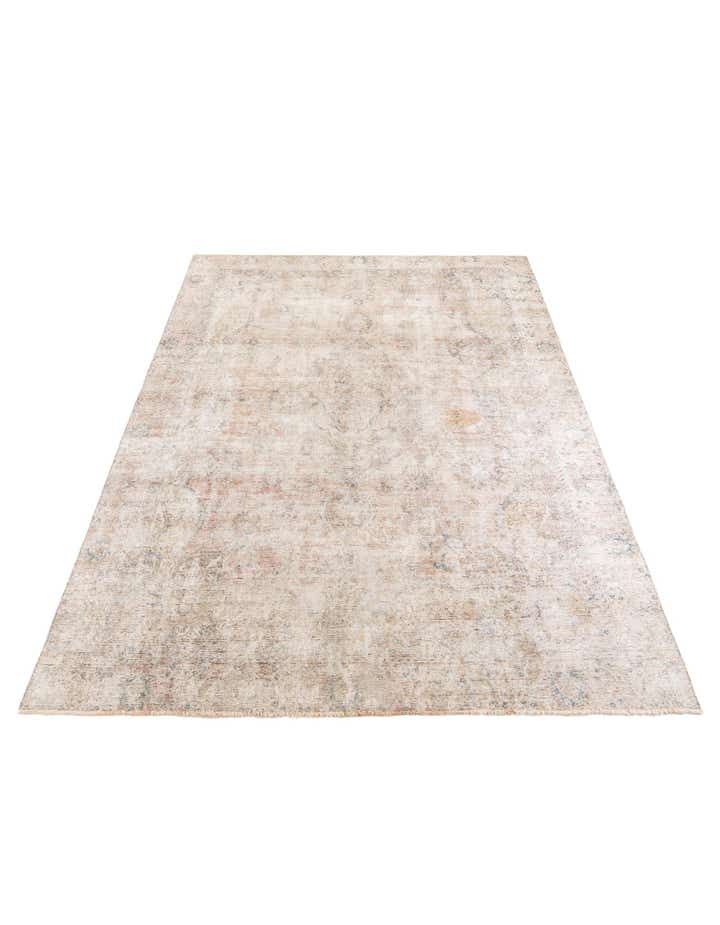 8' 6 x 10' 10 Hand Knotted Ultra Vintage Persian Wool Rug