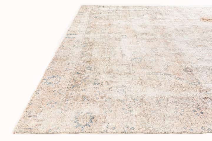 8' 6 x 10' 10 Hand Knotted Ultra Vintage Persian Wool Rug