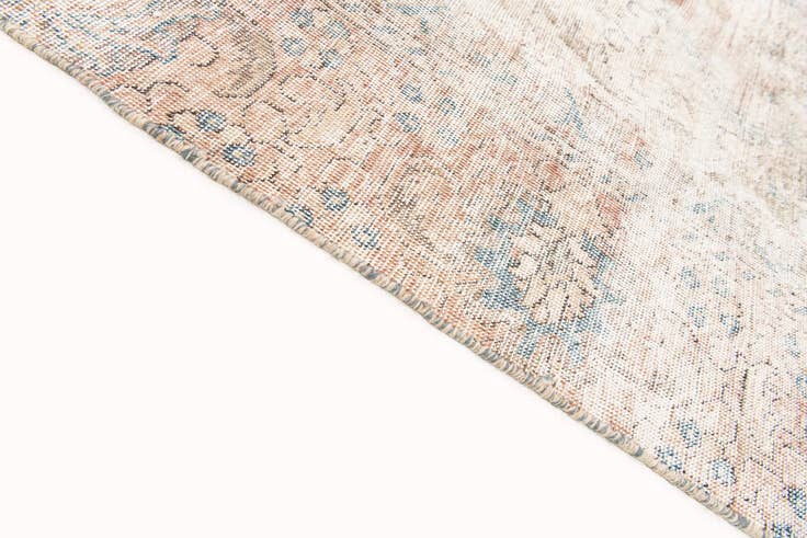 Detail image of 8' 6 x 10' 10 Hand Knotted Ultra Vintage Persian Wool Rug