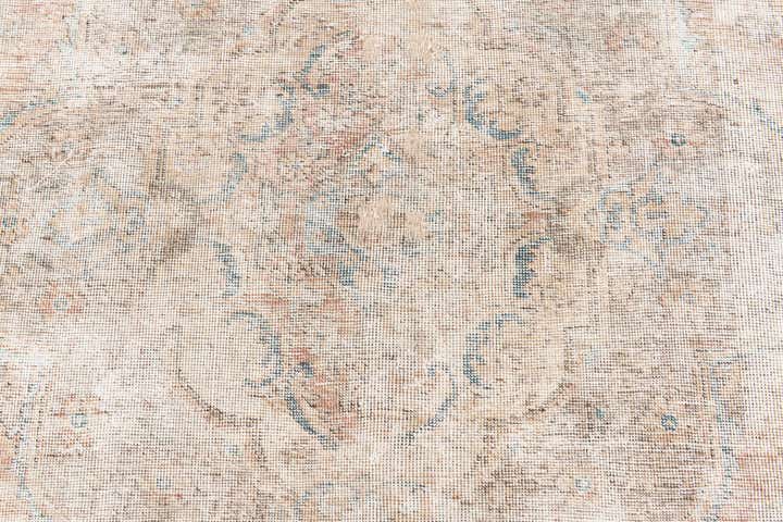8' 6 x 10' 10 Hand Knotted Ultra Vintage Persian Wool Rug