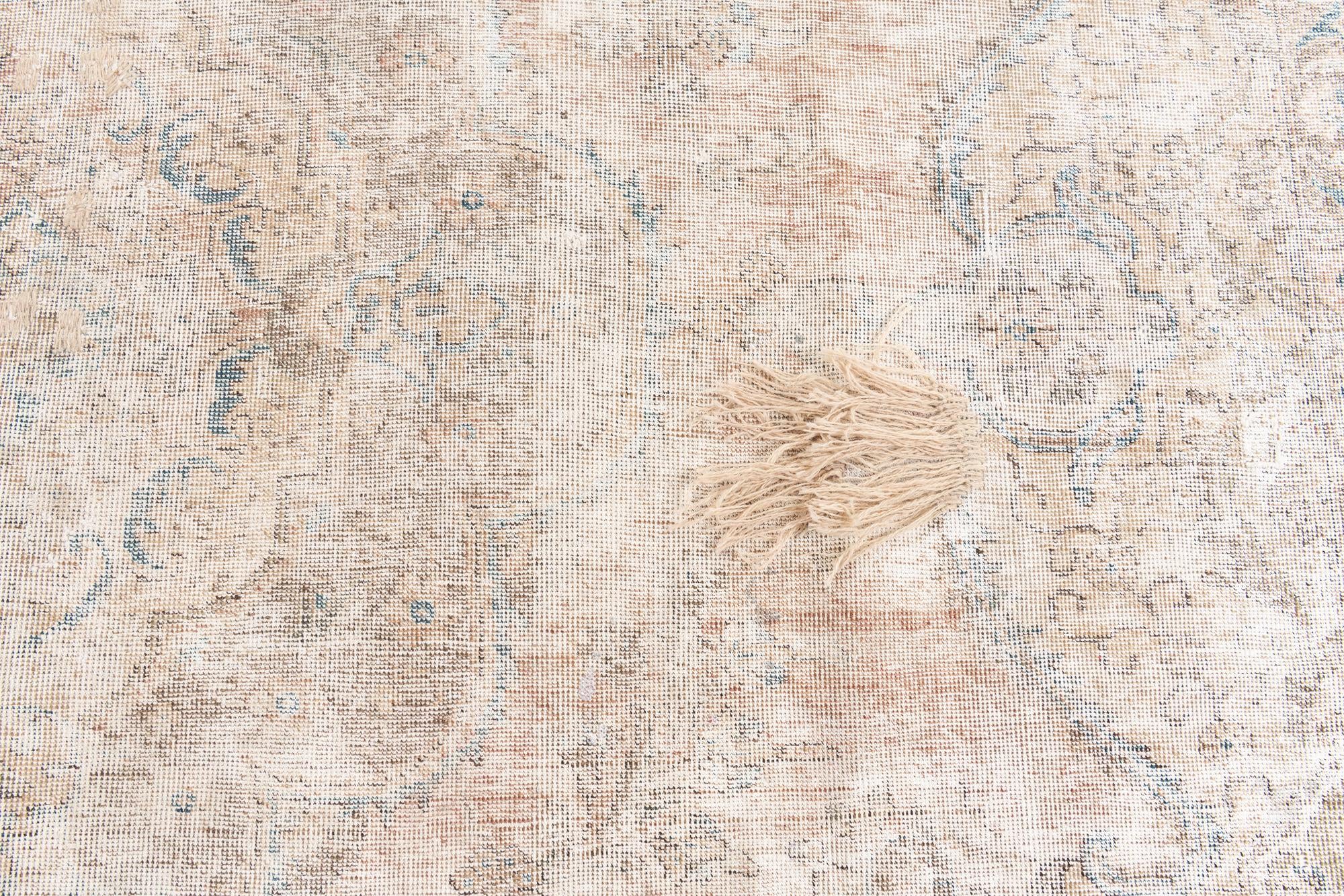 8' 6 x 10' 10 Hand Knotted Ultra Vintage Persian Wool Rug