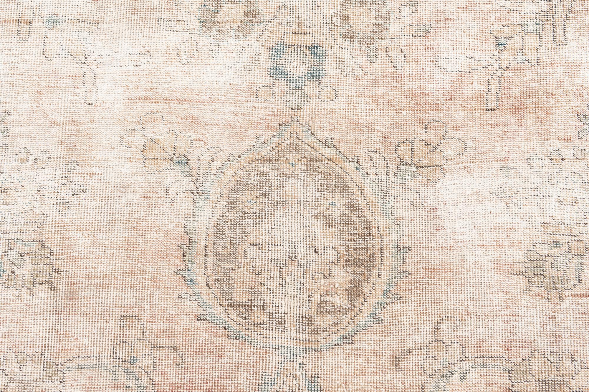 8' 6 x 10' 10 Hand Knotted Ultra Vintage Persian Wool Rug