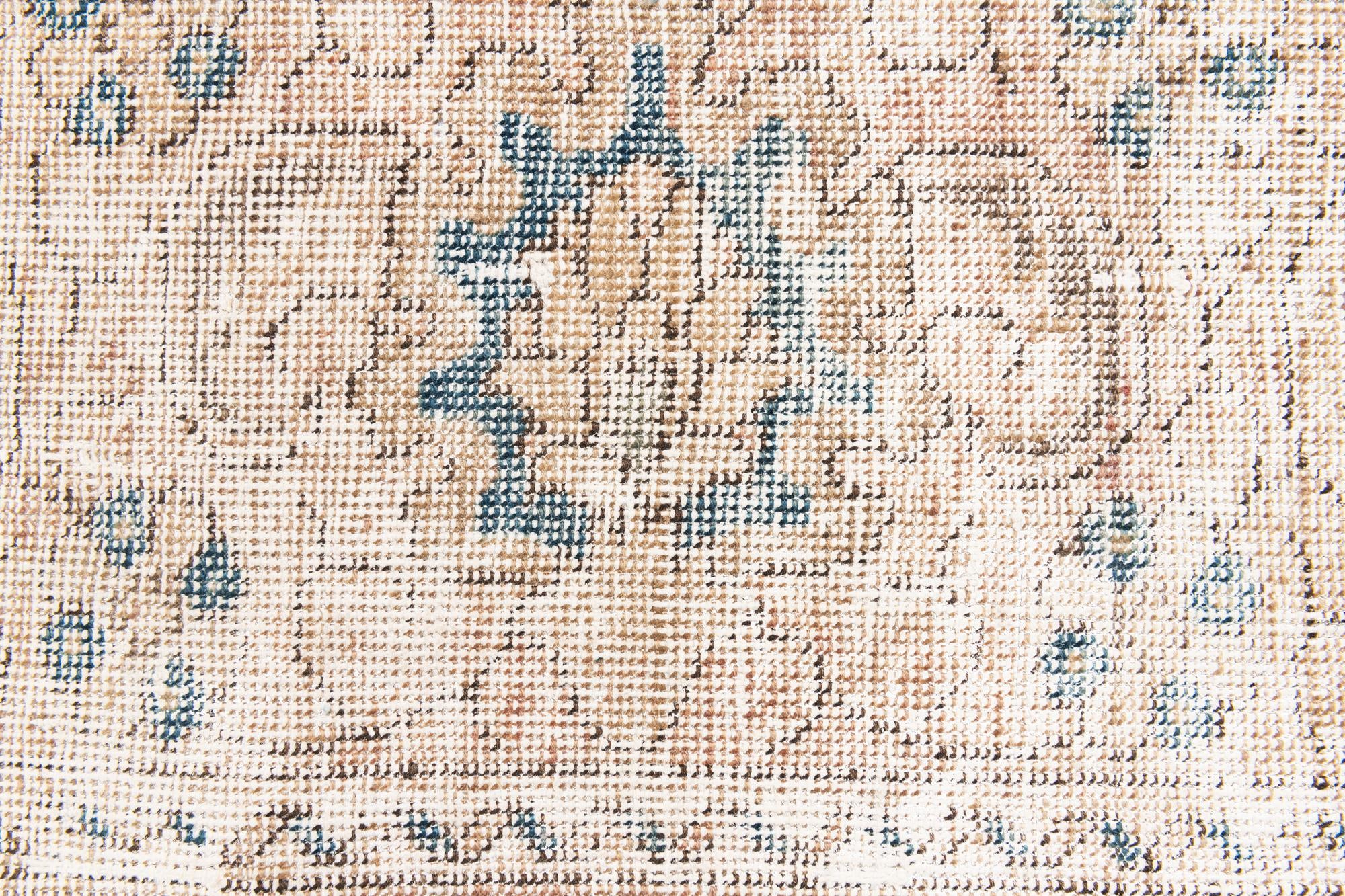8' 6 x 10' 10 Hand Knotted Ultra Vintage Persian Wool Rug