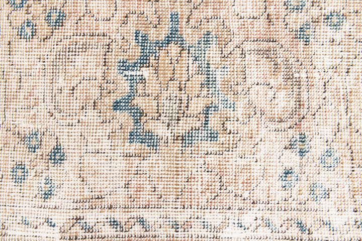 8' 6 x 10' 10 Hand Knotted Ultra Vintage Persian Wool Rug