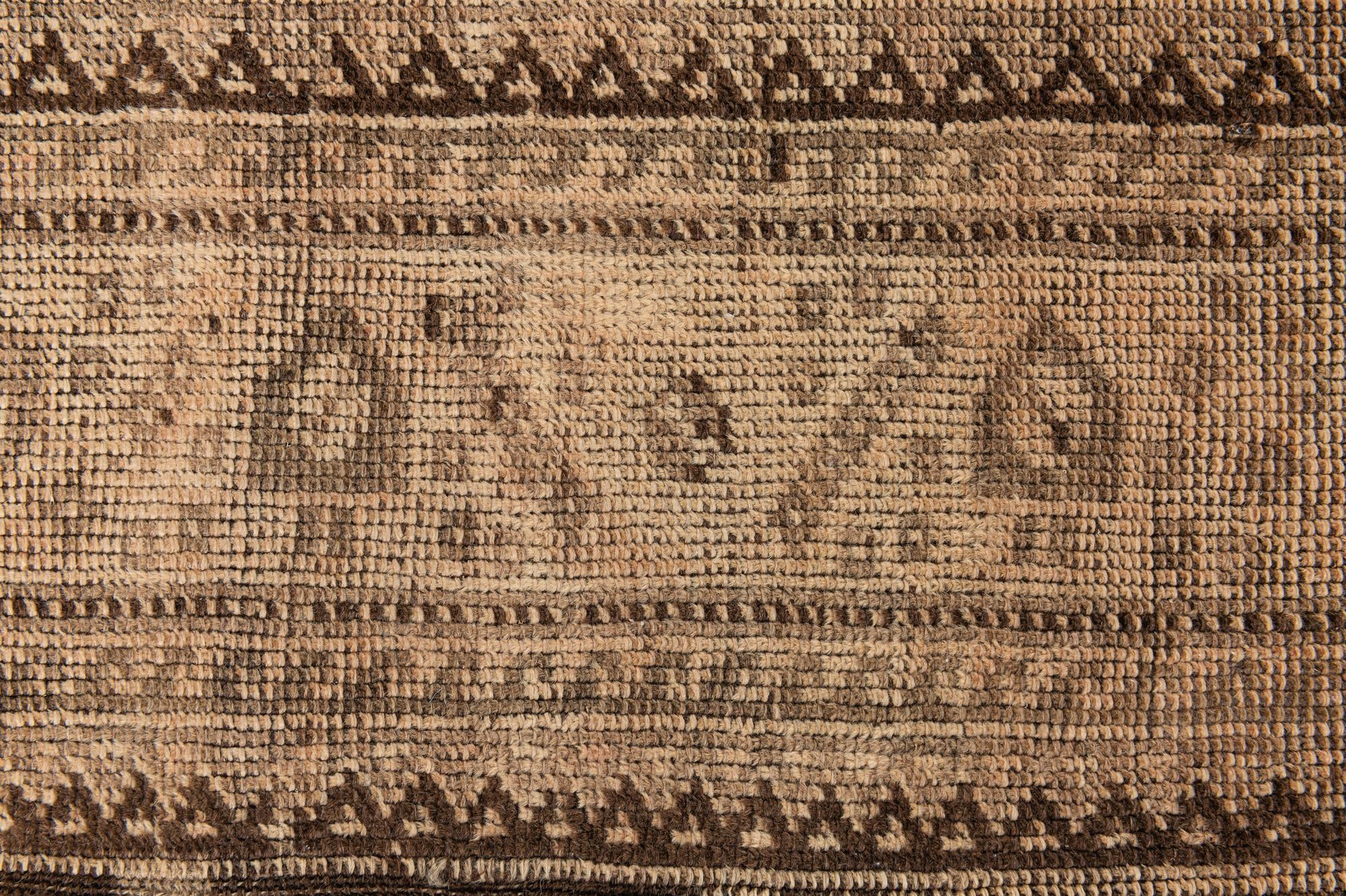 155cm x 190cm Hand Knotted Ultra Vintage Persian Wool Rug