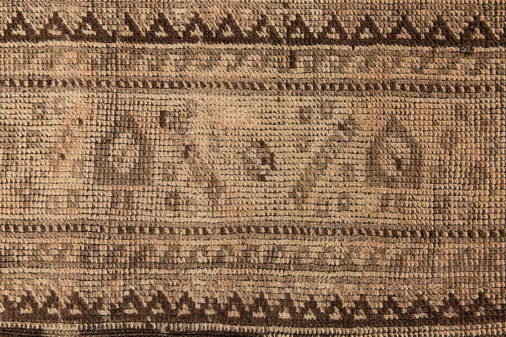 5' 1 x 6' 2 Hand Knotted Ultra Vintage Persian Wool Rug