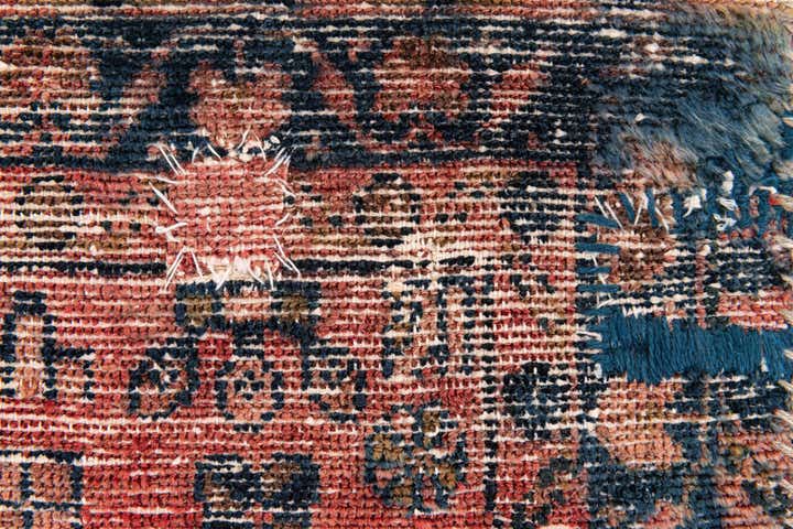3' 6 x 4' 4 Hand Knotted Ultra Vintage Persian Wool Rug