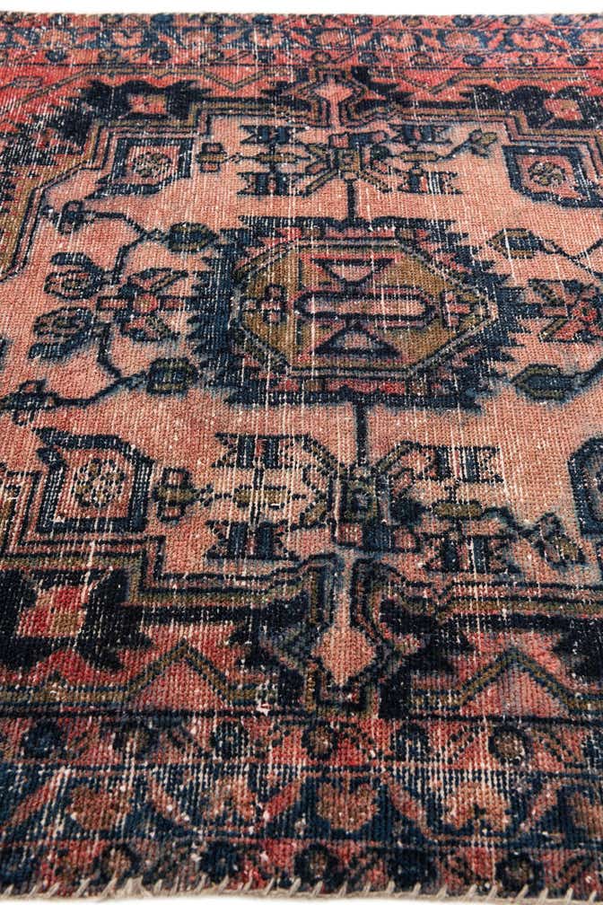 3' 6 x 4' 4 Hand Knotted Ultra Vintage Persian Wool Rug