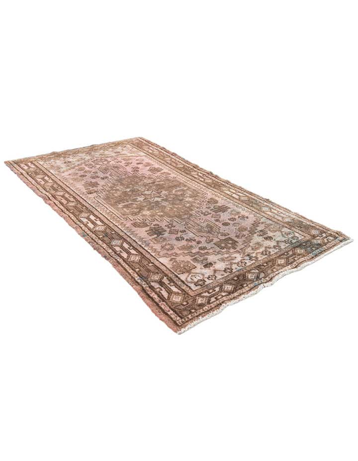 3' 5 x 6' Hand Knotted Ultra Vintage Persian Wool Rug