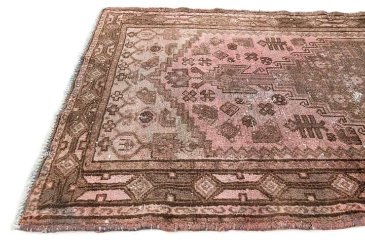3' 5 x 6' Hand Knotted Ultra Vintage Persian Wool Rug