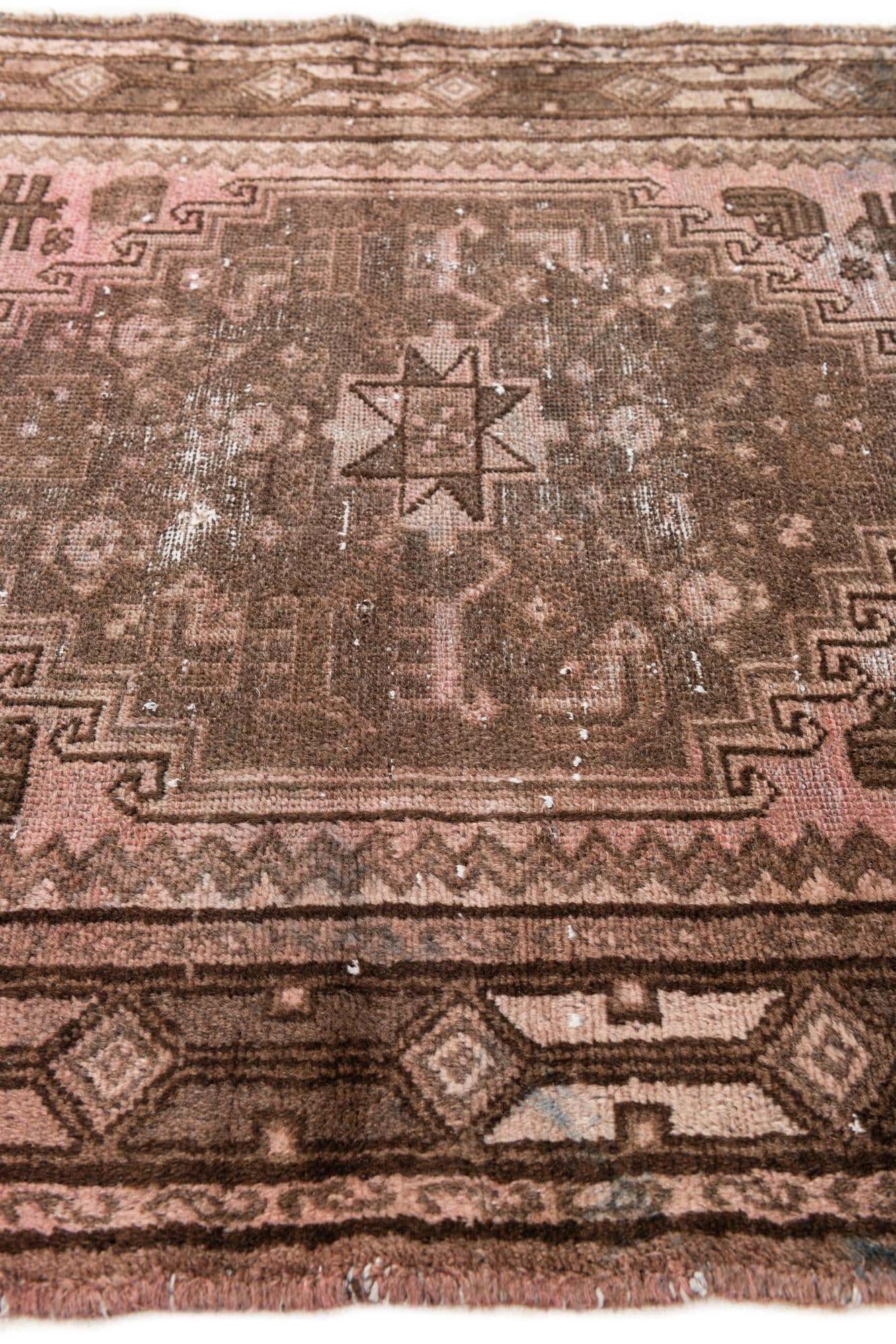 3' 5 x 6' Hand Knotted Ultra Vintage Persian Wool Rug
