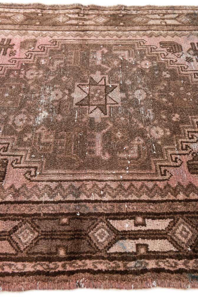 3' 5 x 6' Hand Knotted Ultra Vintage Persian Wool Rug