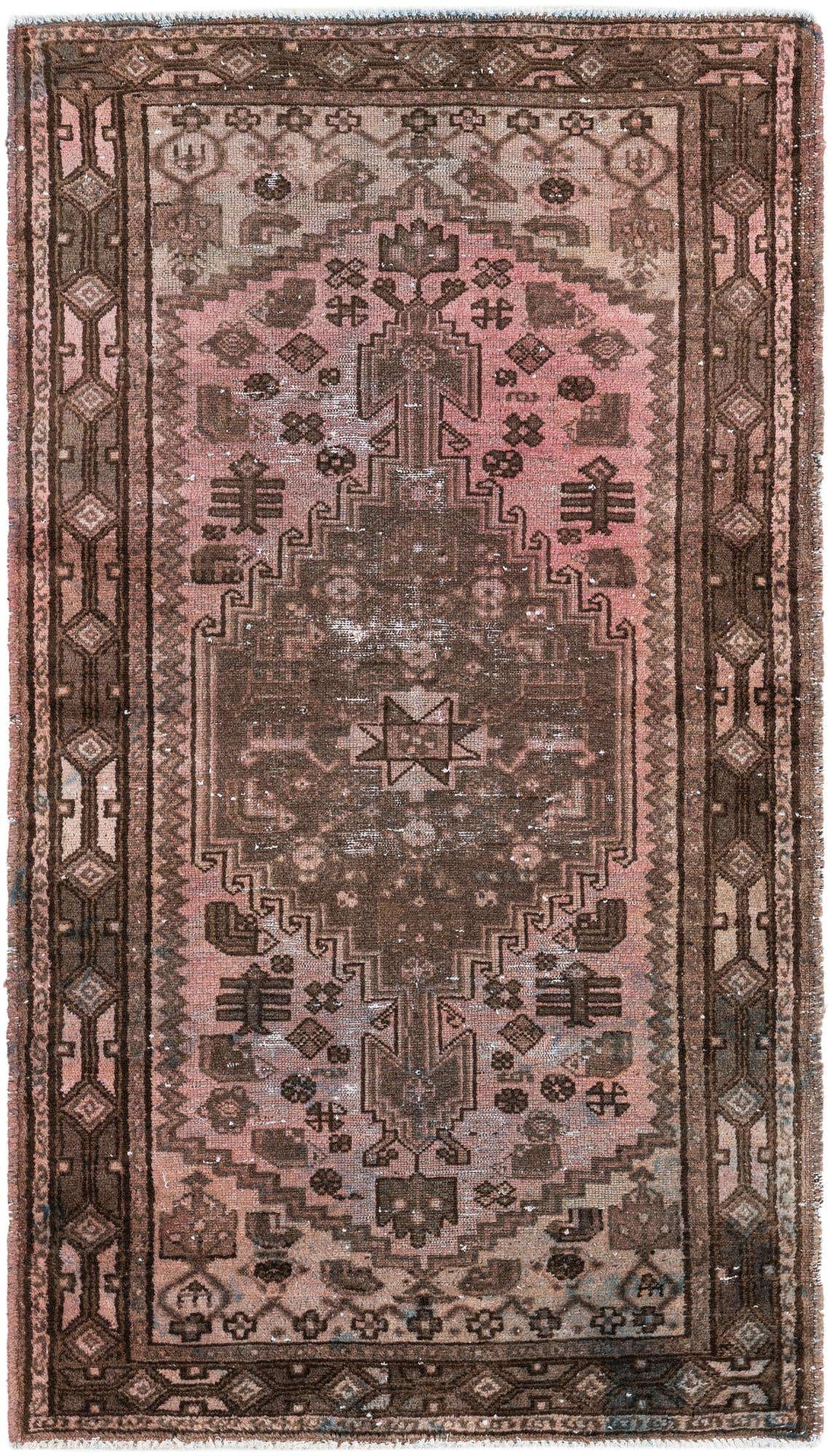 3' 5 x 6' Hand Knotted Ultra Vintage Persian Wool Rug