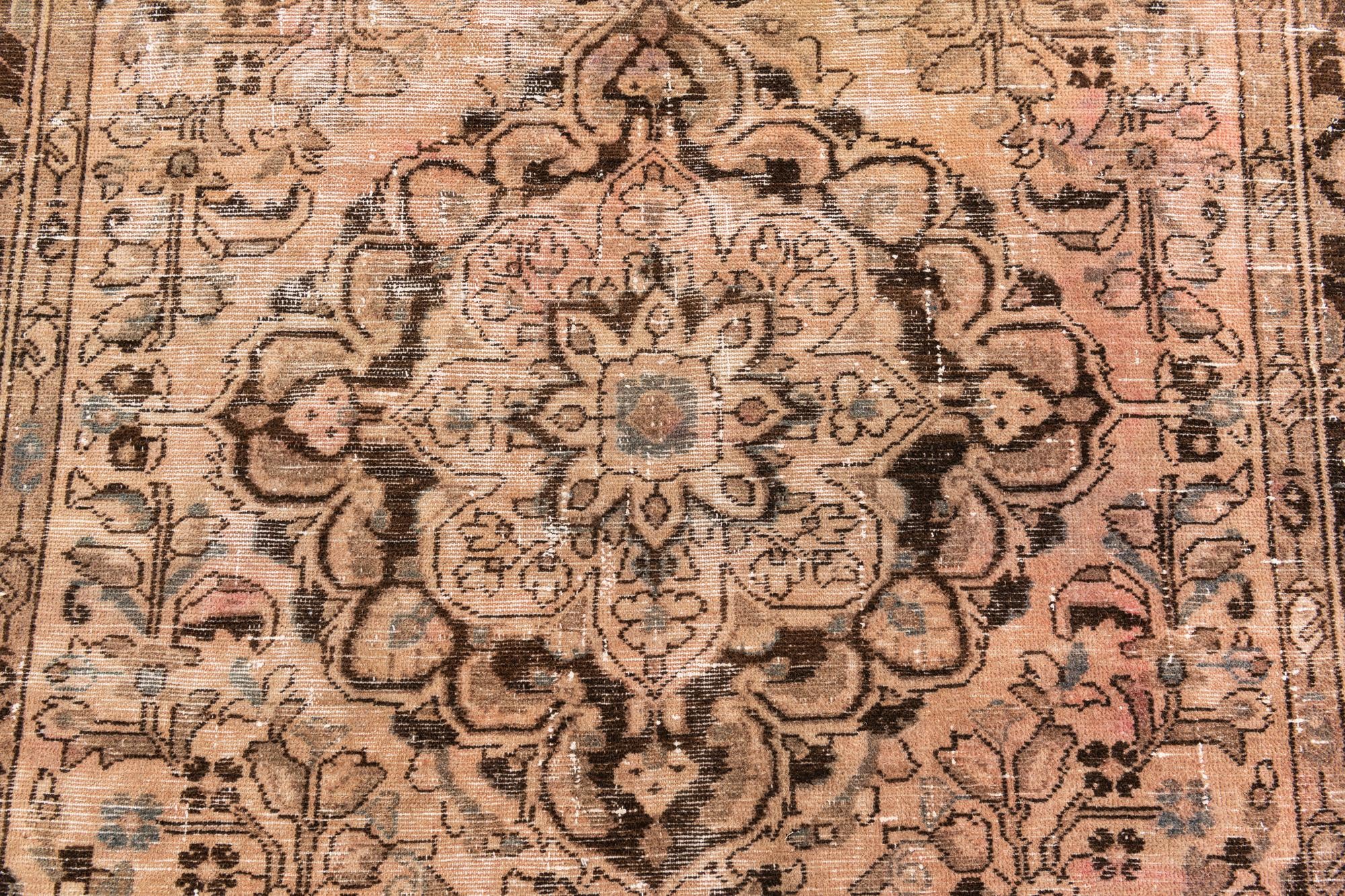 4' 9 x 7' Hand Knotted Ultra Vintage Persian Wool Rug