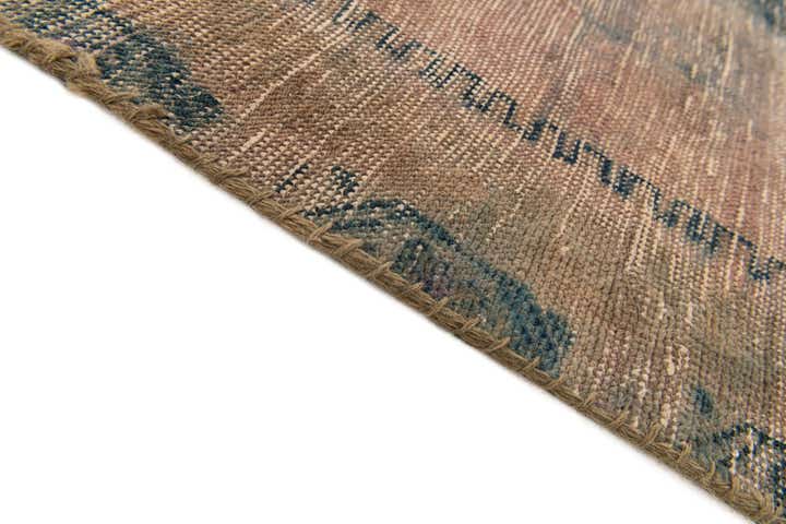 4' 6 x 8' Hand Knotted Ultra Vintage Persian Wool Rug