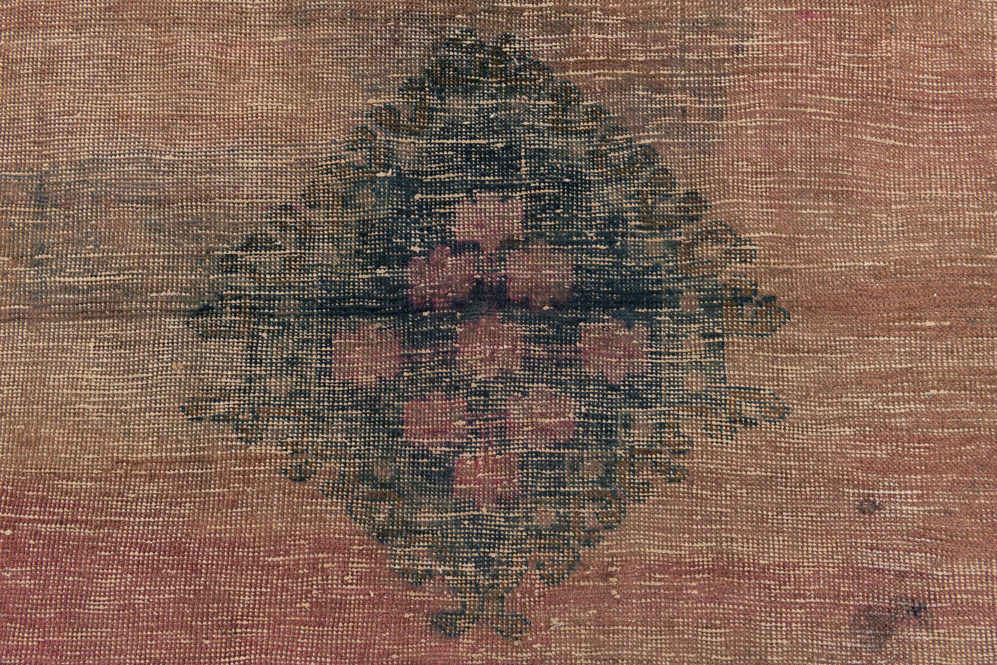 4' 6 x 8' Hand Knotted Ultra Vintage Persian Wool Rug