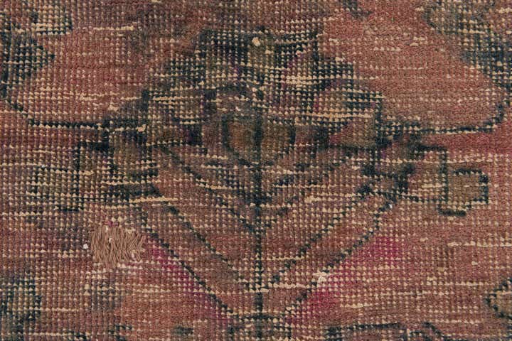 4' 6 x 8' Hand Knotted Ultra Vintage Persian Wool Rug